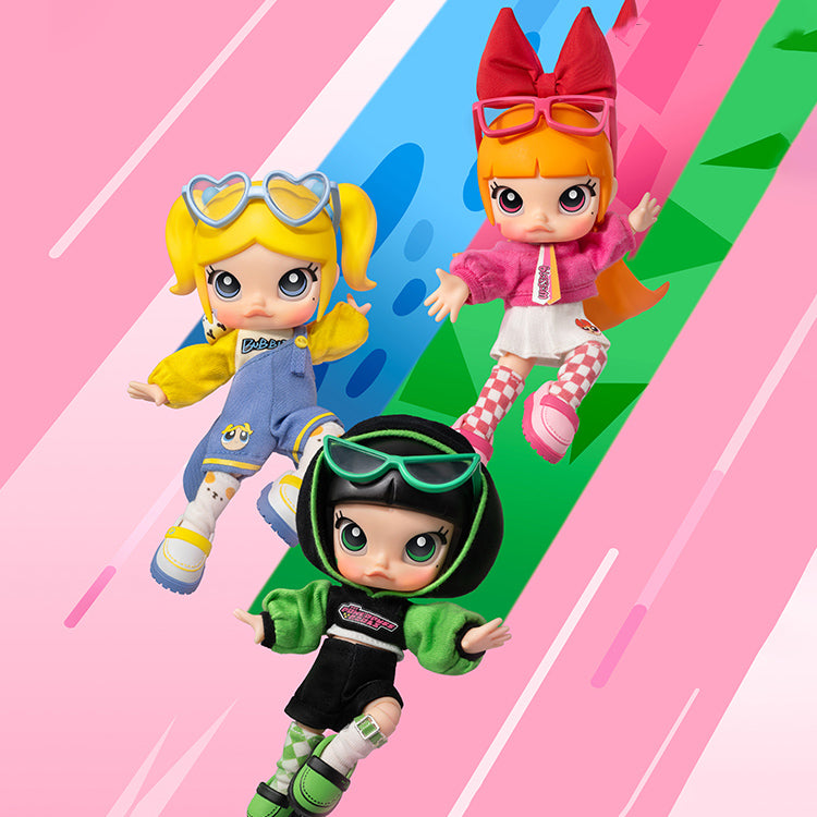 MOLLY x The Powerpuff Girls Series Action Figures Pixiehouses