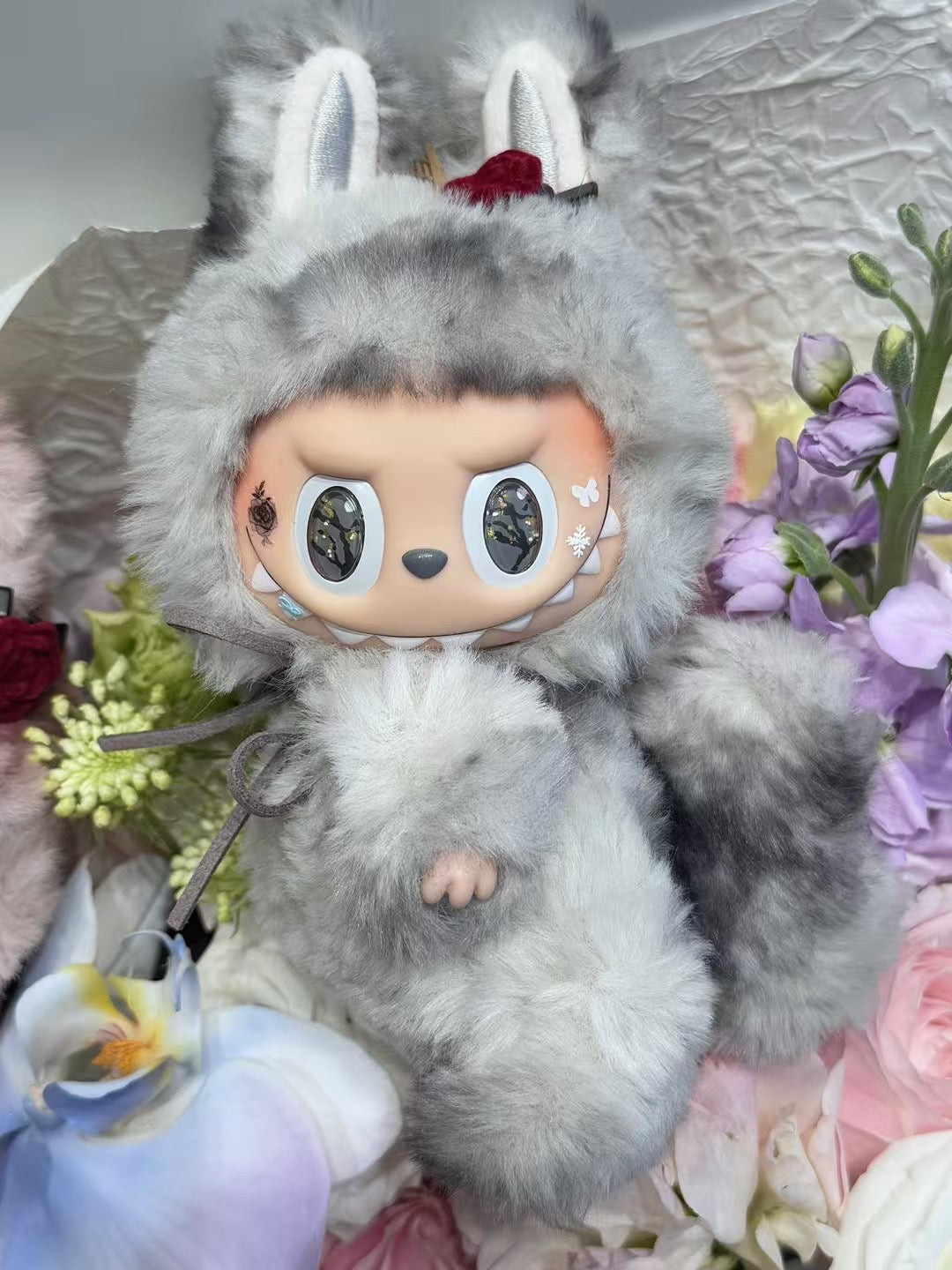 Grey Labubu Retrofit design – Pixiehouses